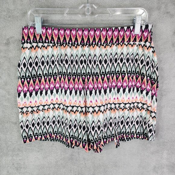 Women's Wildfox Printed Shorts Multi-Color Elastic Waistband 5" Inseam Size M - Picture 2 of 8